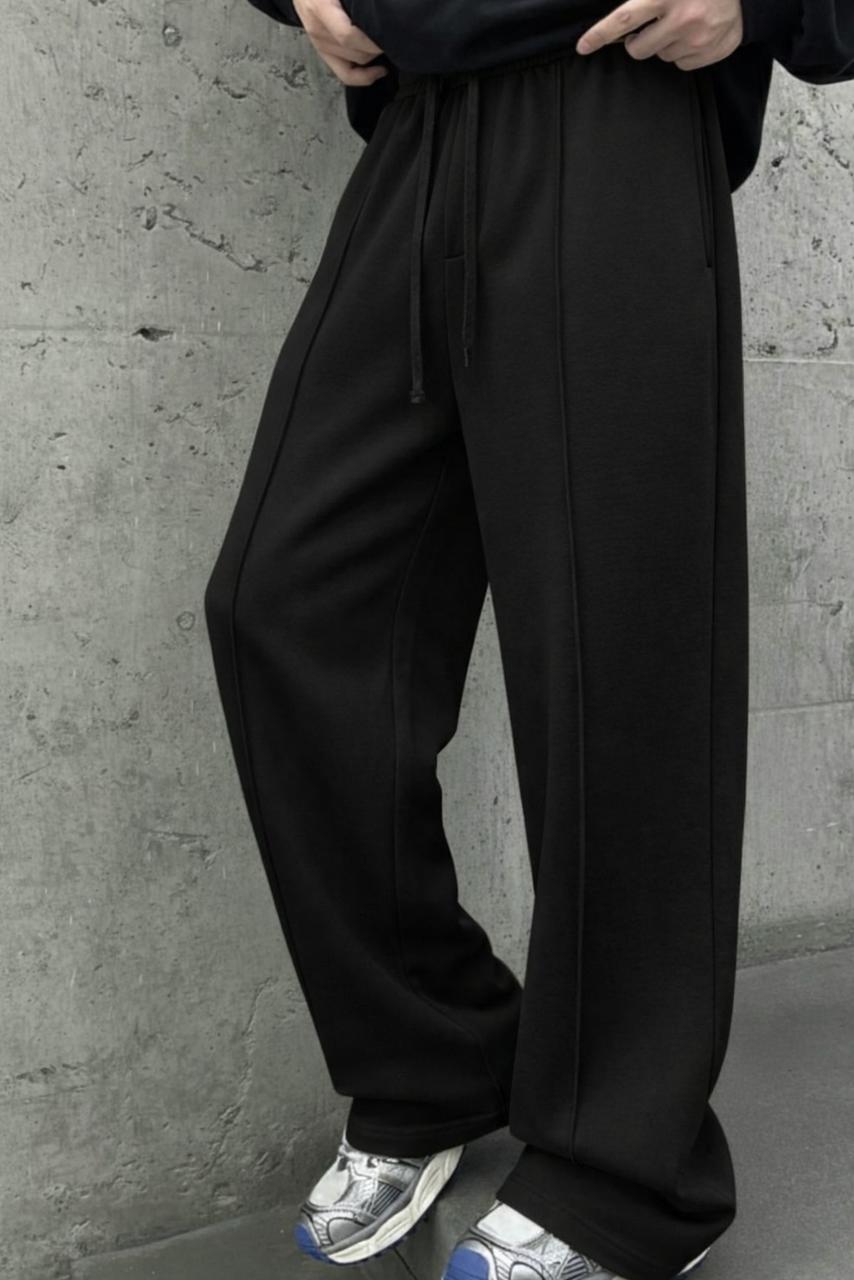 STRAIGHT FIT LINED TROUSERS